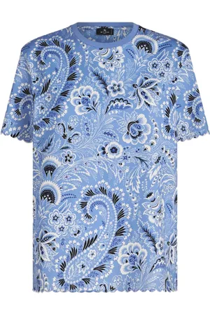 Etro T-shirt med bandana-tryk