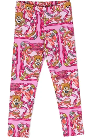 Moschino Leggings med grafisk tryk