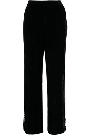 Golden Goose Joggingbukser i velour-finish med kryds-tryk