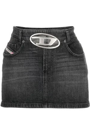 Diesel Denimnederdel med Oval D-spænde