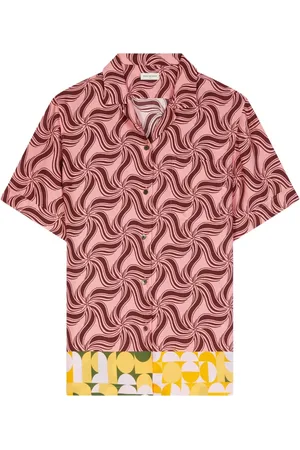DRIES VAN NOTEN Skjorte med hvirvel-tryk