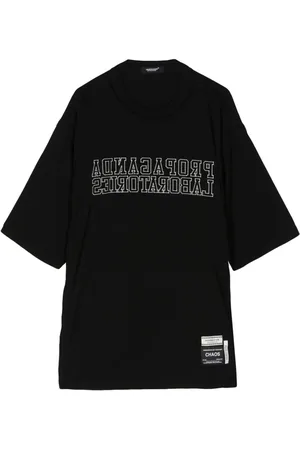 UNDERCOVER T-shirt med slogan-broderi