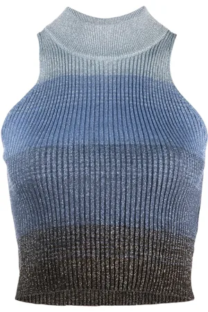 GCDS Ribstrikket cropped top