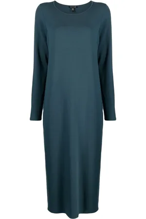 Eileen Fisher Shift-kjole med rund hals