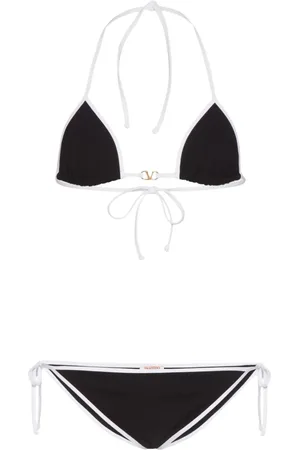 VALENTINO GARAVANI Bikini med halterneck og logoplade