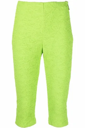 Msgm Cropped leggings i jersey-strik