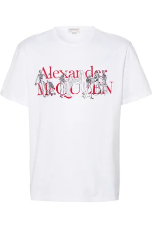 Alexander McQueen T-shirt med Tailor Skeleton-logo
