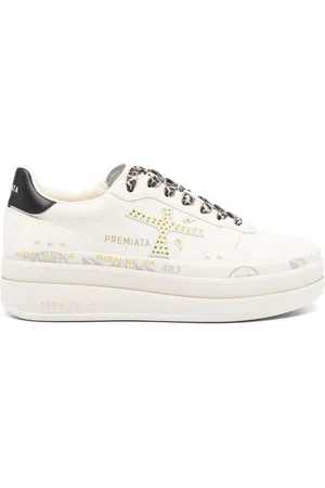 Premiata Sneakers med plateausål og logotryk