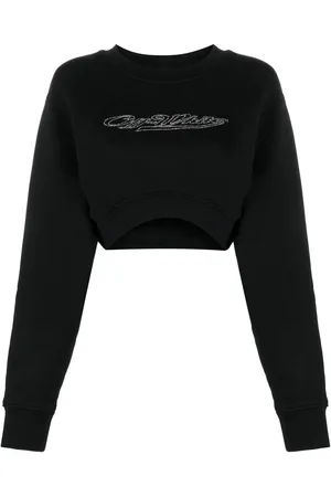 OFF-WHITE Cropped Bling Bounce sweatshirt
