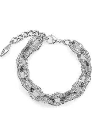 Jimmy Choo Krystalbesat kædearmbånd