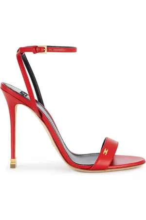 Elisabetta Franchi 105 mm Étoile sandaler i nappalæder