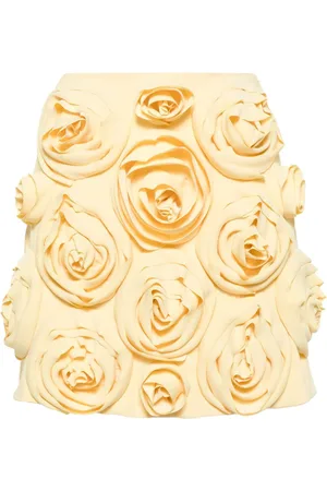 Viktor & Rolf Kort nederdel med rose-applikation