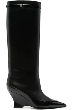 Givenchy 80mm Raven støvler i læder