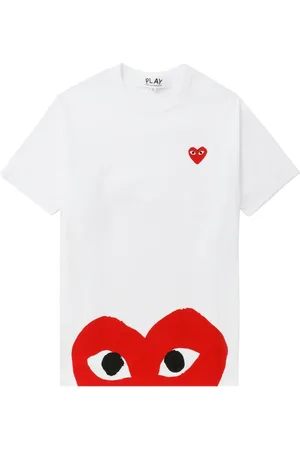 Comme des Garçons T-shirt med hjertetryk