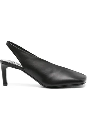 Jil Sander 75mm slingback-pumps i læder
