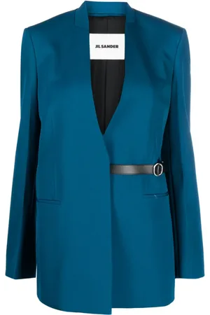 Jil Sander Skræddersyet enkeltradet blazer med bælte
