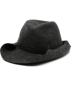 YOHJI YAMAMOTO Hat med rullet skygge