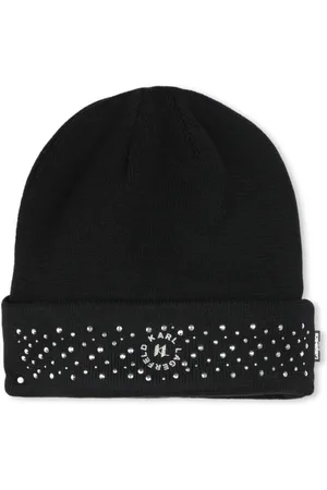Karl Lagerfeld Hue med monogramudsmykning