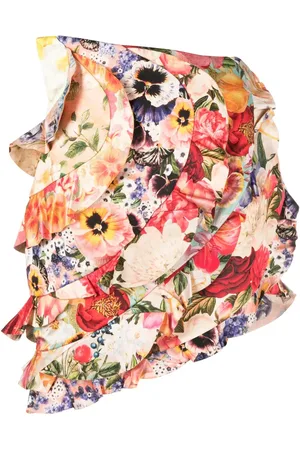 ZIMMERMANN Nederdel med blomstertryk