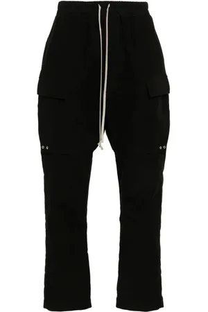 Rick Owens Vævede cargobukser i twill