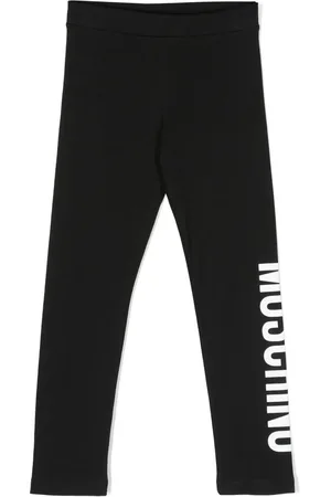 Moschino Højtaljede leggings med logotryk