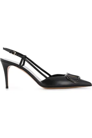VALENTINO GARAVANI 80mm signatur slingback-pumps med VLogo
