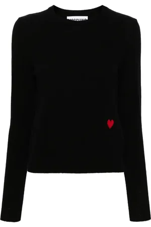 Moschino Sweater med hjertemotiv