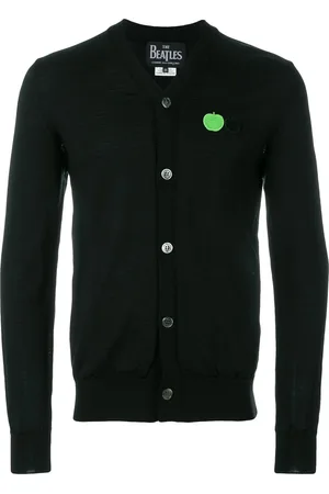 Comme des Garçons Cardigan med æblebroderi