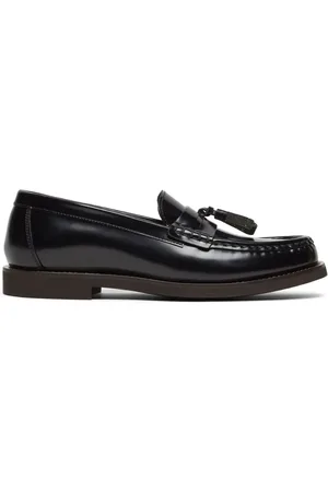 Brunello Cucinelli Polerede og lakerede loafers med Monili-kvast