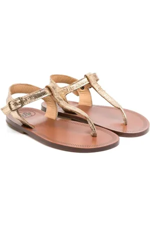 PèPè Metalliske sandaler med T-rem