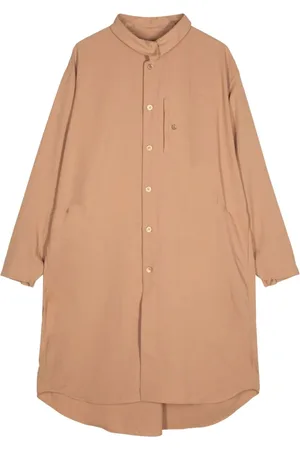 Issey Miyake Kraveløs skjorte med knapper