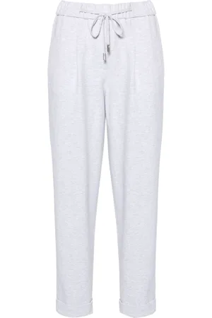 PESERICO SIGN Joggingbukser med mélange-effekt