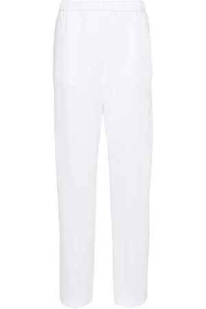 Fabiana Filippi Chambray bukser med tilspidsede ben