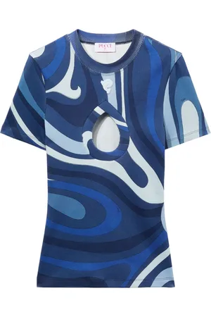 Puccini T-shirt med Marmo-tryk