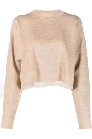 Fendi Cropped trøje med udskæringsdetalje