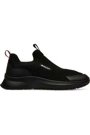 Bally Slip on-sneakers med logoplade