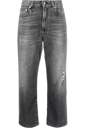R13 Cropped boyfriend-jeans