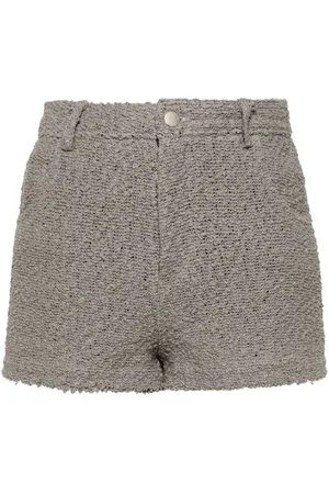 IRO Højtaljede shorts i bouclé