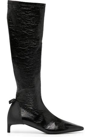 Courrèges Scuba Vinyl 30mm støvler i læder