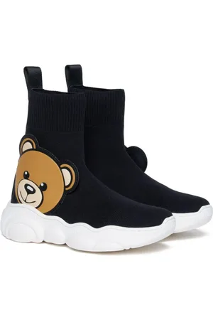 Moschino Sneakers i strømpestil med bamsemærke
