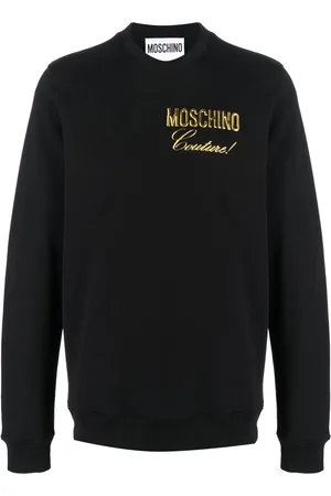 Moschino Sweatshirt med metallisk logotryk