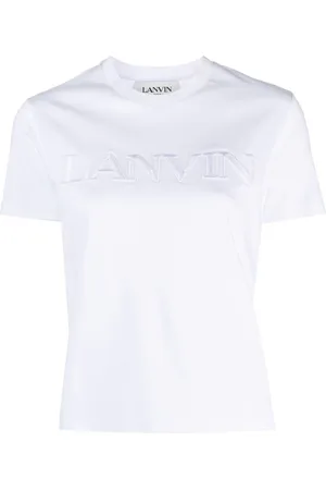 Lanvin T-shirt i bomuld med logobogstaver