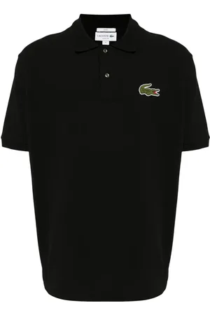 Lacoste Polo med logo-applikation