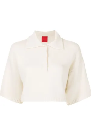 Cashmere In Love Cropped Demi-polo i kashmir