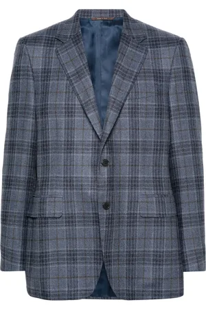 CANALI Enkeltradet ternet blazer