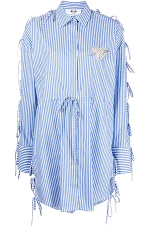 Msgm Stribet skjortekjole