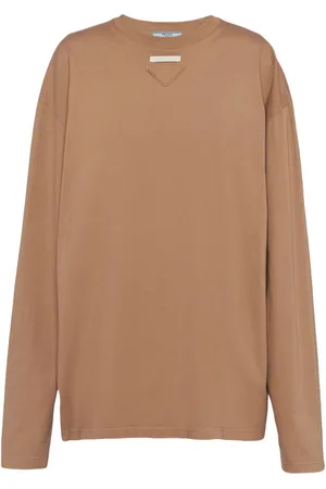 Prada T-shirt med trekantet logo
