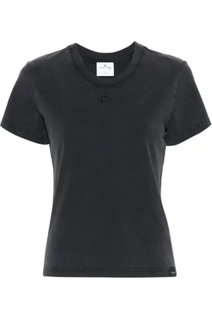 Courrèges T-shirt med broderet logo