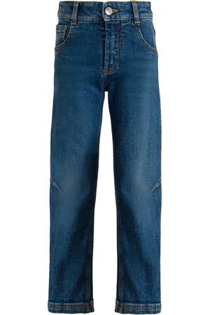 Etro Jeans med lige ben og broderet logo