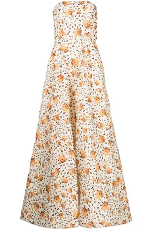 Bambah Kjole med blomstertryk
